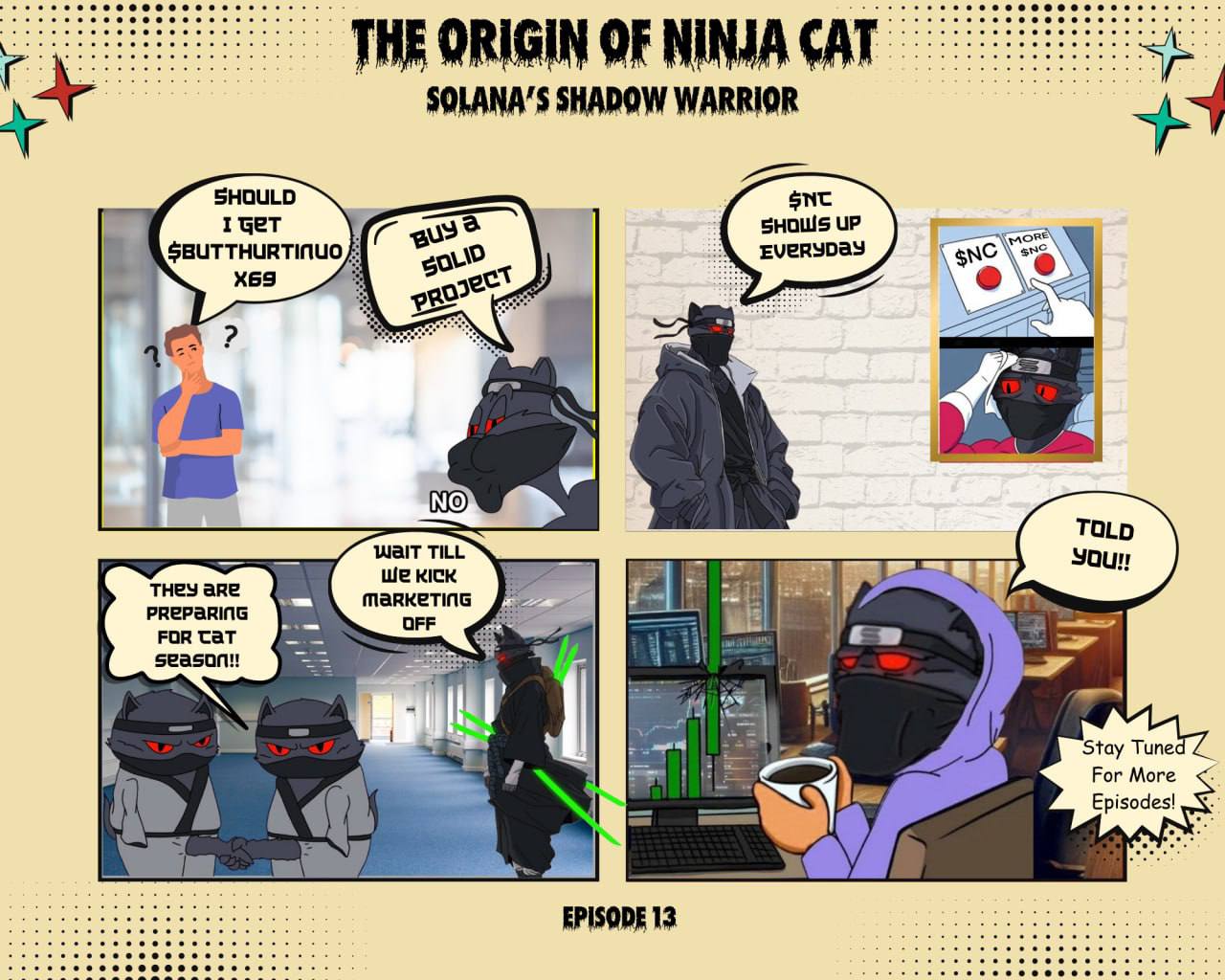 Ninja Cat Comic Series 1 - Episode 13