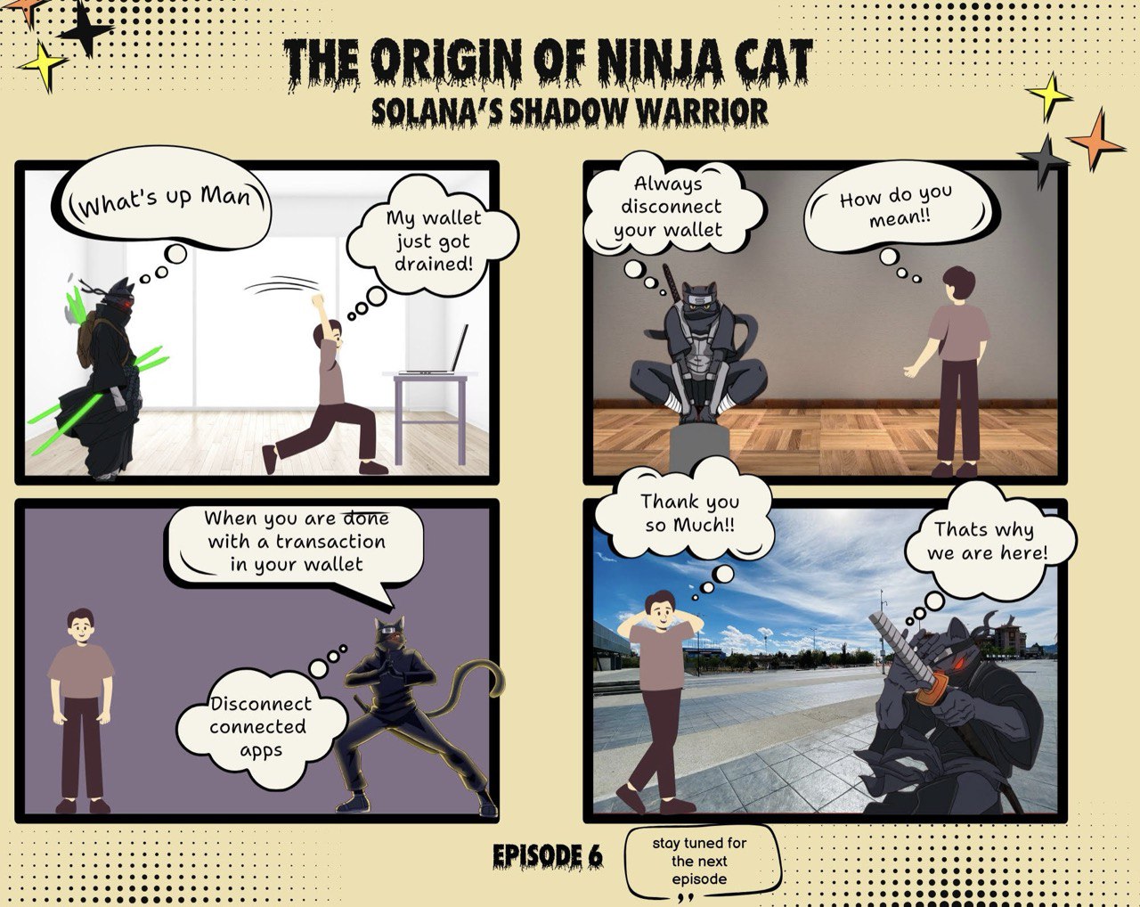 Ninja Cat Comic Series 1 - Episode 6